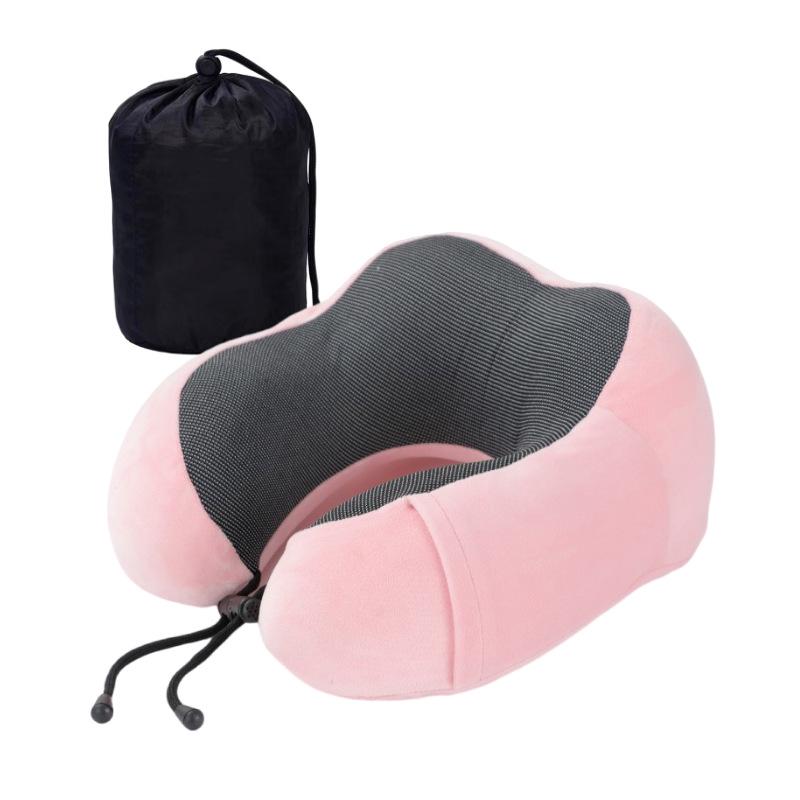 Hump-Shaped Memory Foam U-Shaped Neck Pillow for Office, Travel, and Business Trips