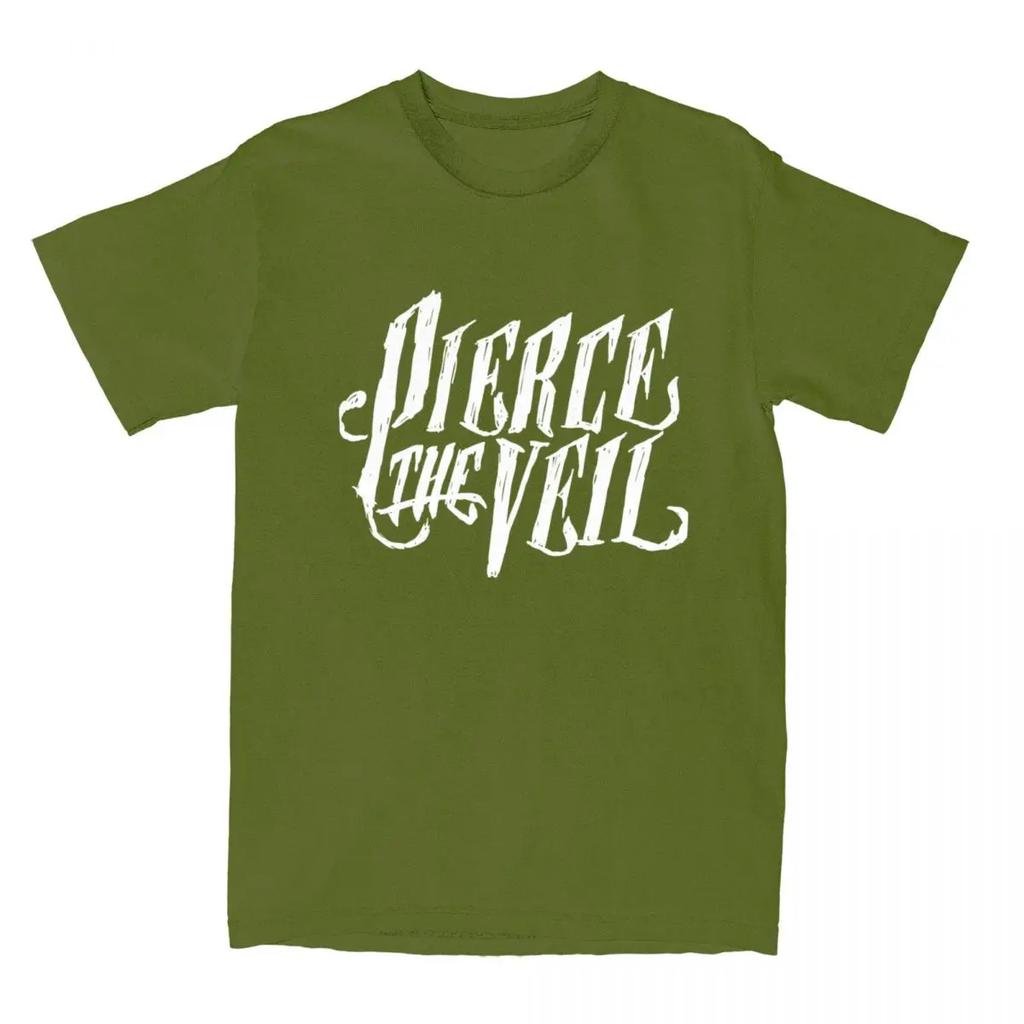 Unisex Women PIERCE THE VEIL Band Rock Music T Shirt Accessories Fashion Pure Cotton T Shirt Tops Adult
