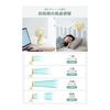 Tabletop fan, clip, electric fan, quiet [2025 summer model & 3D automatic swing & 7 blades soft airflow] Built-in 10000mAh battery, rechargeable USB