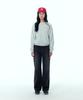PLAC WOMEN High-Rise Wide Denim Pants T20 Black Washed