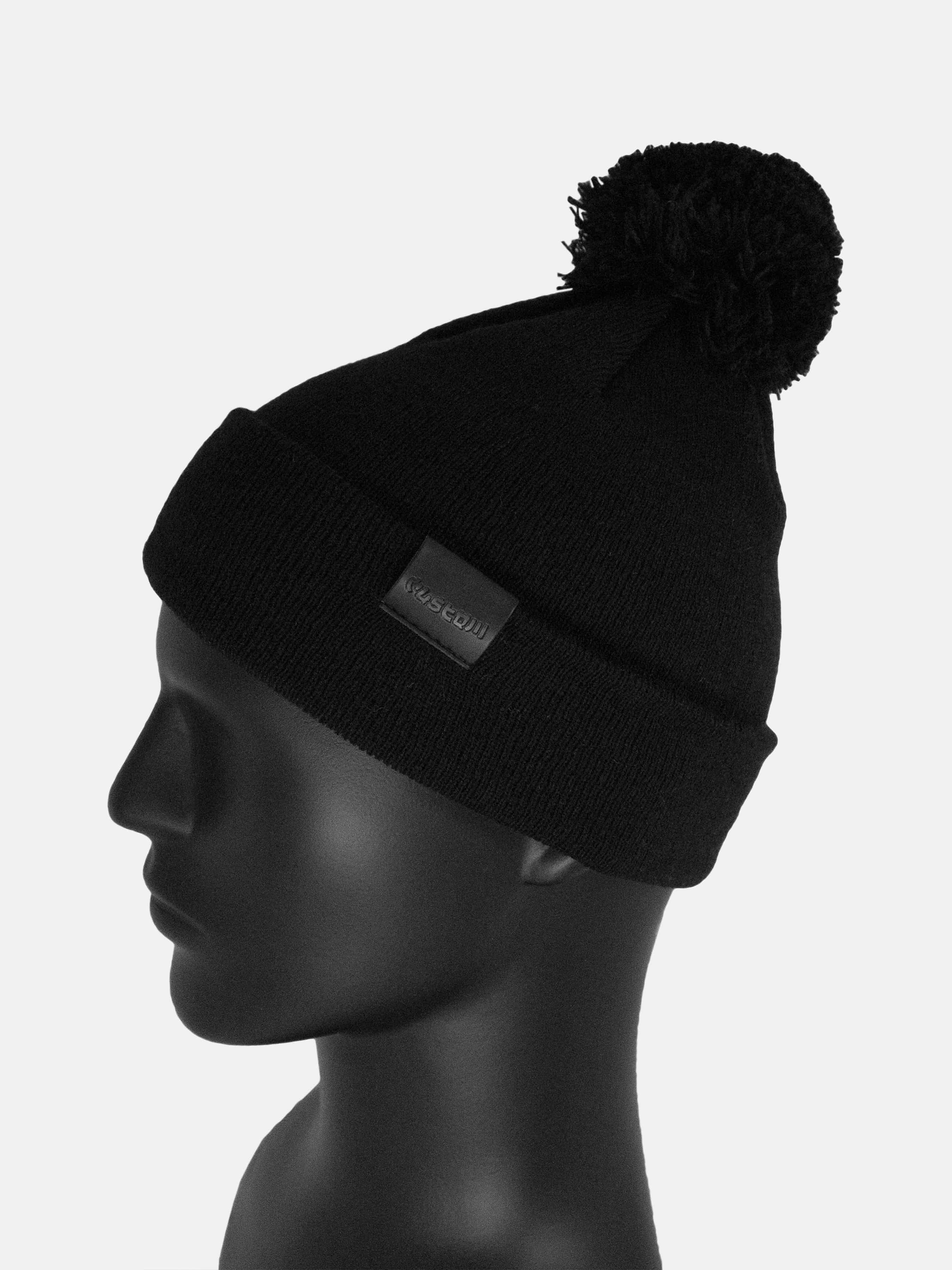 

Шапка Custom Wear з бумбоном однотонна 44cm-54cm чорний