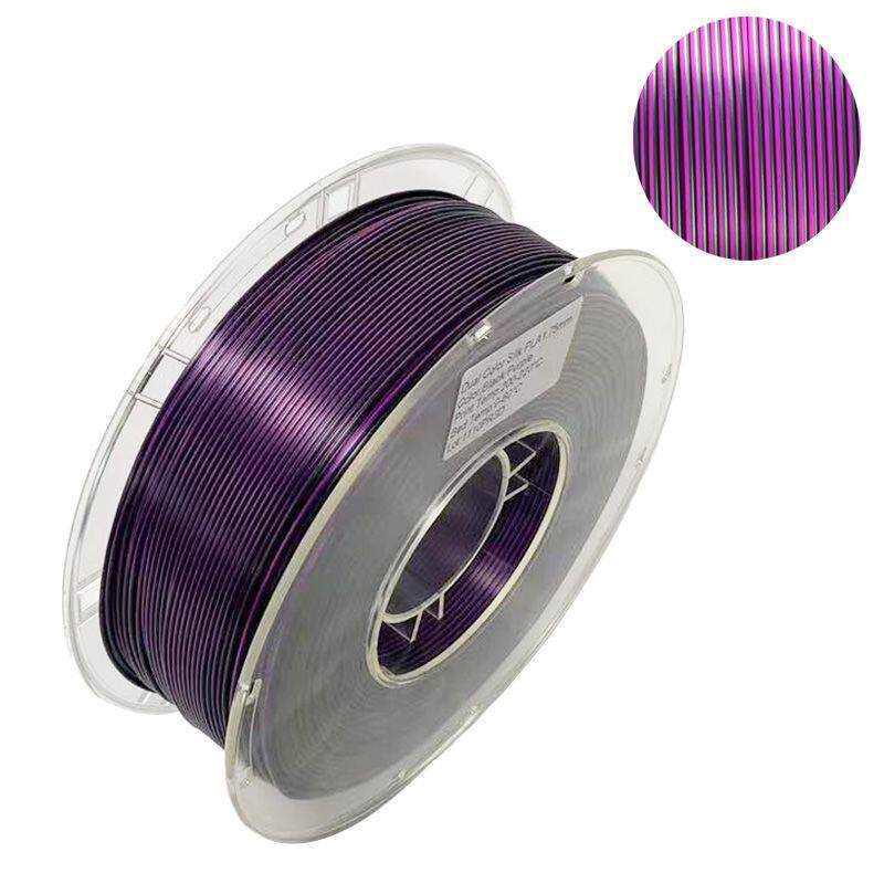 PLA Silk Dual-Color Tri-Color 1.75mm Filament for FDM 3D Printers
