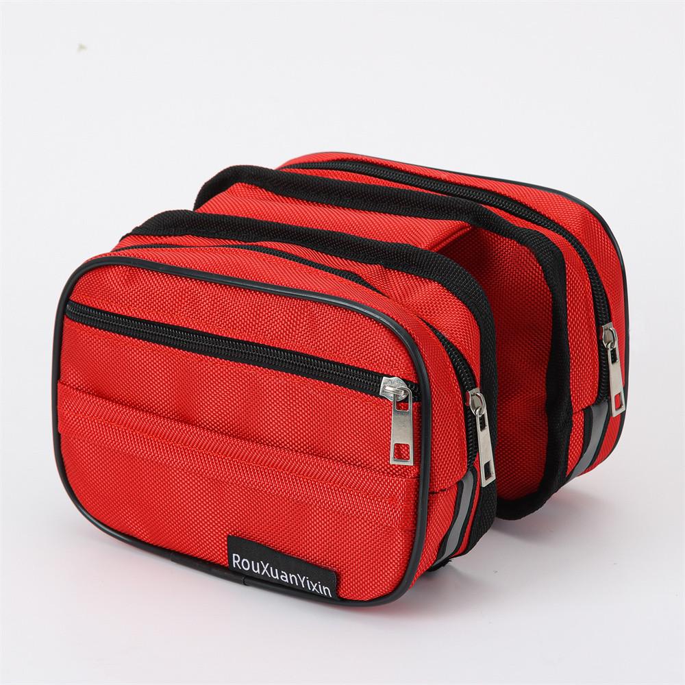 Bicycle Toolkit & Storage: Handlebar Bag, Saddle Bag, Top Tube Phone Holder, Water Bottle Holder