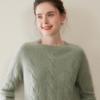 Elegant Three-Strand Thickened Wool Sweater for Women - Soft, Smooth, and Stylish Knit Pullover