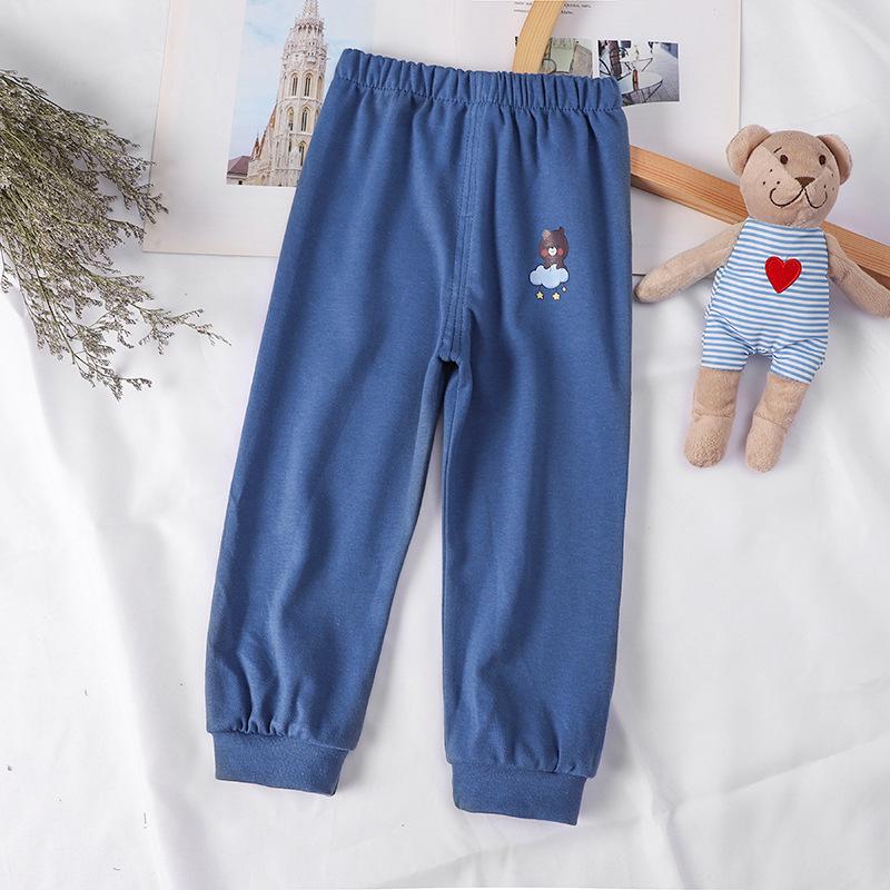 Spring & Autumn All-Cotton Unisex Toddler Pants, Single Piece, Seven Colors Available