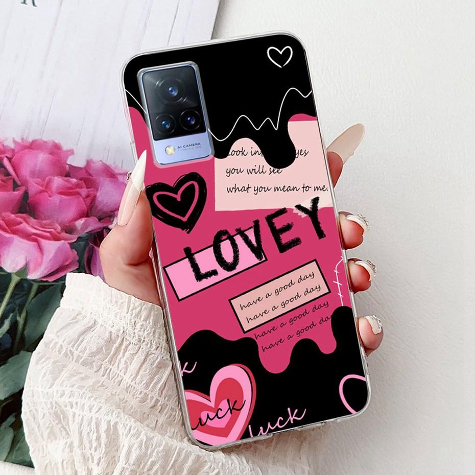 Fashion Painting Case For Vivo V21 V21e 4G 5G Soft Silicone TPU Phone Cases For Vivo V21s V21 V21E Covers Bumpers