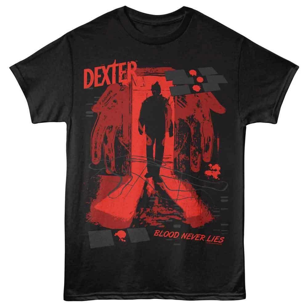 Dexter - Blood Never Lies - American Classics - Black Short Sleeve Children s T-shirt 120