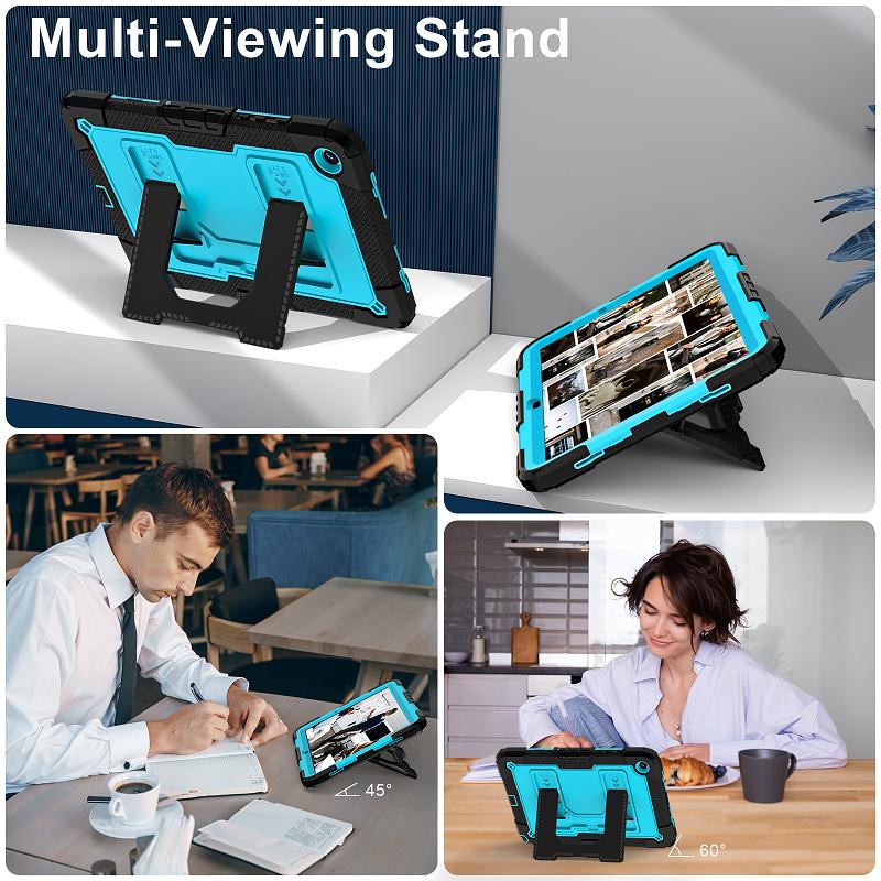 Funda for Samsung Galaxy Tab A11 Plus 11 A9 Plus 11"Case Shockproof Safe PC Silicon Hybrid Stand Tablet Cover Galaxy Tab A11 8.7