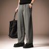 High-end Lyocell Linen-blend Texture Casual Pants Men's Summer Thin Versatile Loose Drape Straight Trousers