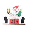 Cartoon Christmas Advent Calendar Creative Wooden Christmas Calendar  Desktop Ornaments
