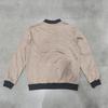Men Faux‑Suede Bomber Jacket, Snap‑Button Front Contrast Ribbed Collar Cuffs Hem Zippered Sleeve Pocket Side Hand Pockets Casual Streetwear Outerwear