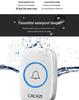 Elderly-Friendly Waterproof Wireless Doorbell with Long-Range, Two Receivers, and Wall-Penetration Capability