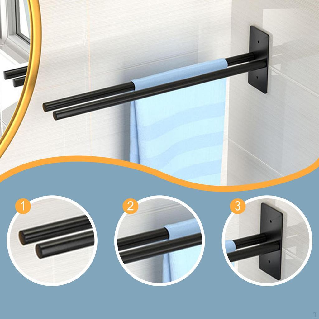 Handtuchstangenhalter für Badezimmer Wandmontiertes Regal Zuhause