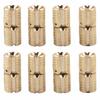 8PCS Brass Cabinet Hinge 180 Degree Opening Angle Invisible Furniture Hinge DIY Jewelry Box