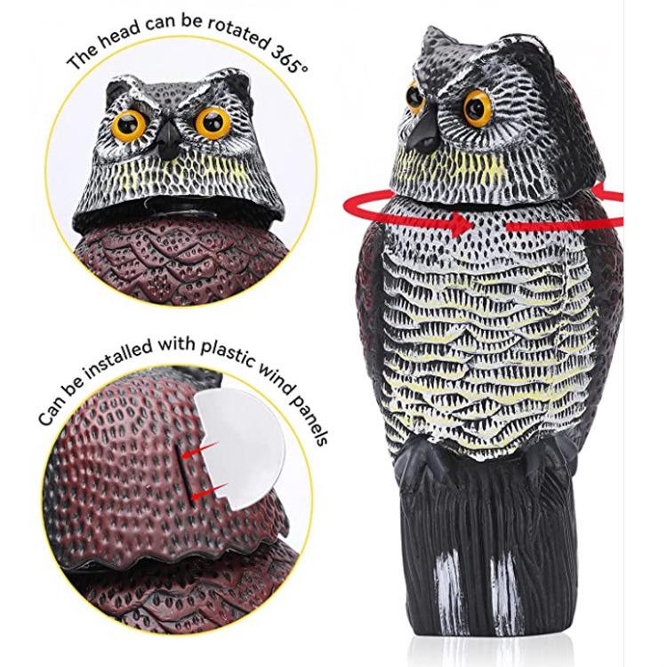 Creative Owl Garden Ornament: Animal Model for Yard Landscaping - Free Shipping
