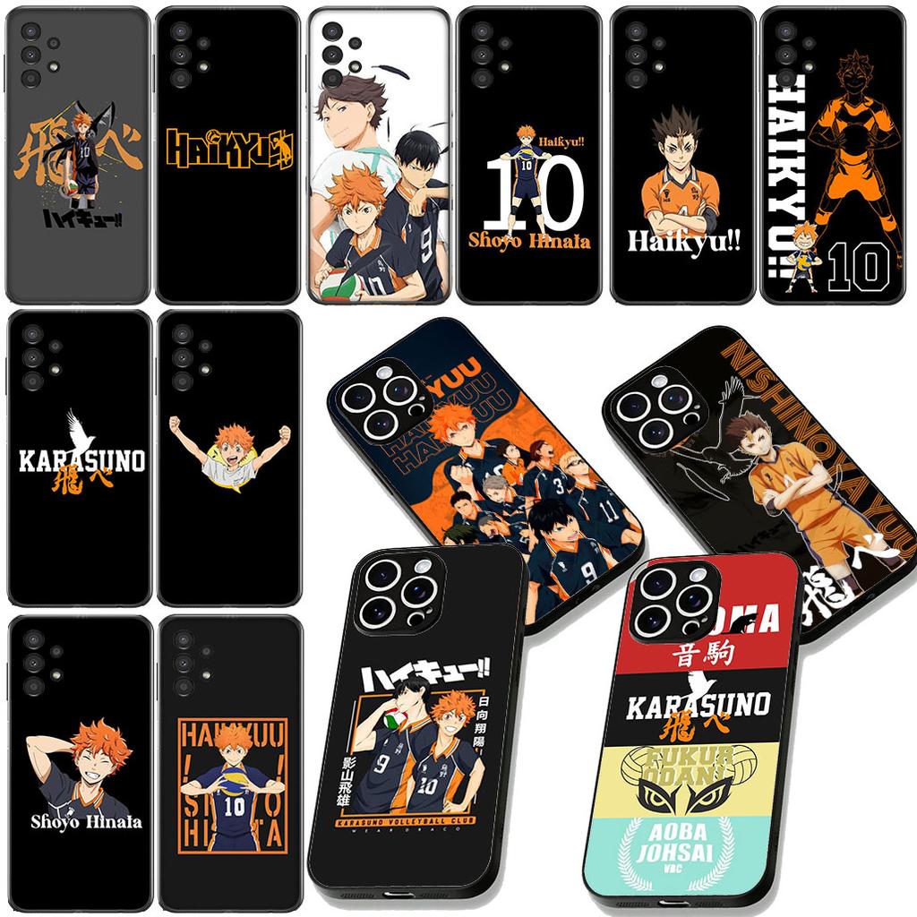 Haikyuu Shoyo Hinata Karasuno Phone Cover for Samsung Galaxy Note 20 9 10 S8 S10 Lite S9 Plus A54 A53 A21S S10E A17 Case