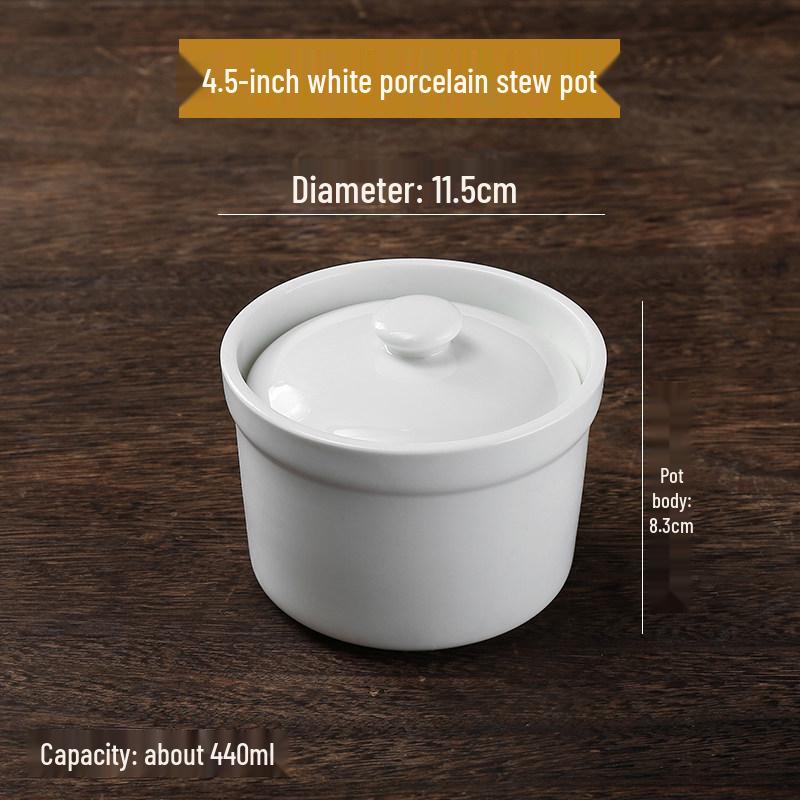 Purple Clay Double-Boiler Stew Pot with Lid - Chinese Retro Health Pot for Stews, Soups, and Steamed Eggs.