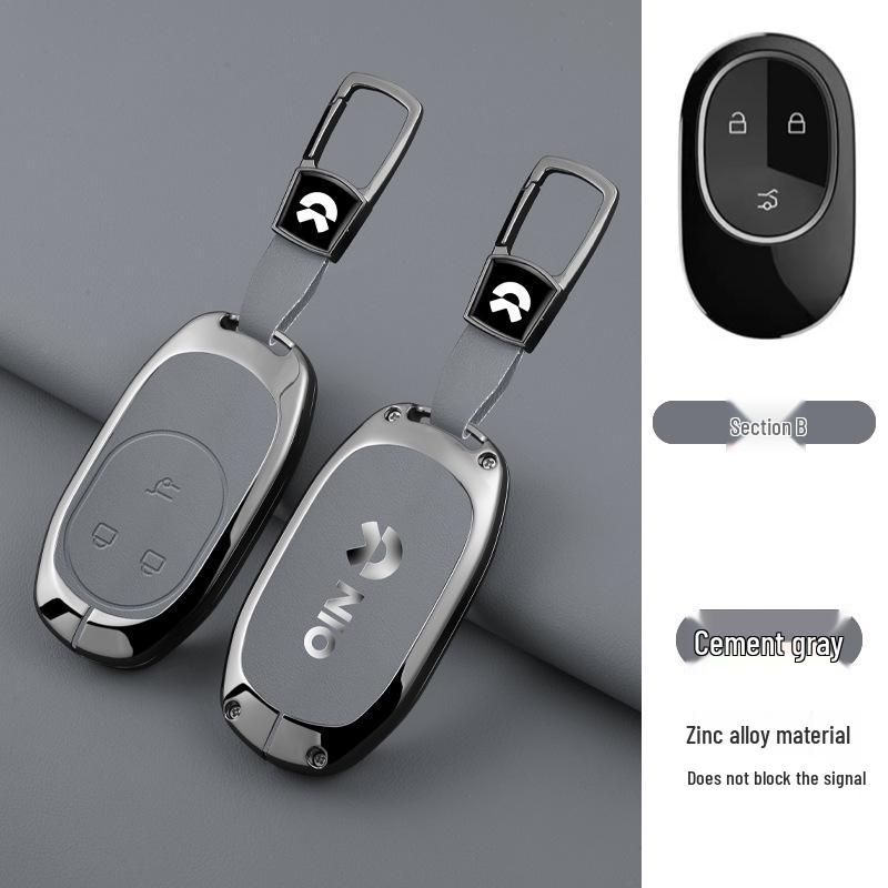 NIO ES6/ES7/ET7/ET5 Creative Metal Keychain for Men & Women - Car Pendant/Bag Charm.