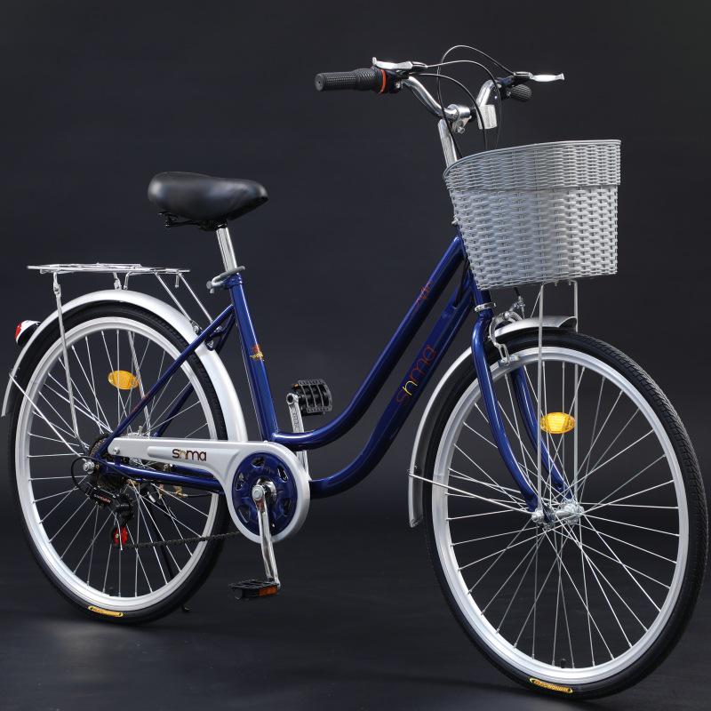 Sanhe Horse 24/26-inch Unisex Commuting & Shopping Bike with Variable Speed and Lightweight Design