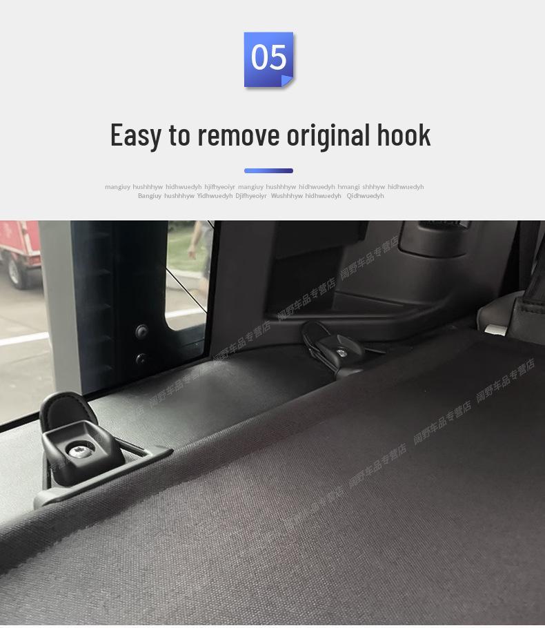 20-26 Land Rover Defender 110 Rear Trunk Sunshade Partition Curtain