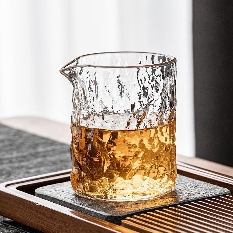 Hammered Glass Tea Fairness Pitcher