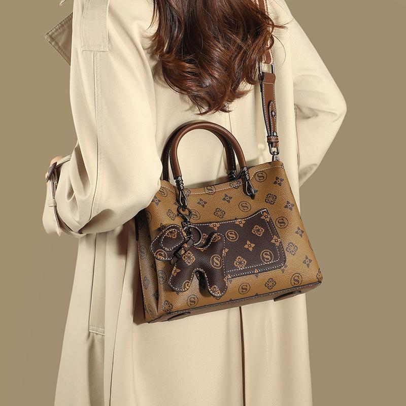 Handbag, women's new women's bag, atmospheric high-end mother bag, middle-aged crossbody shoulder bag