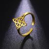 Witchcraft Knot Rings Gift for Women Geometric Celtic Knot Vintage Jewelry