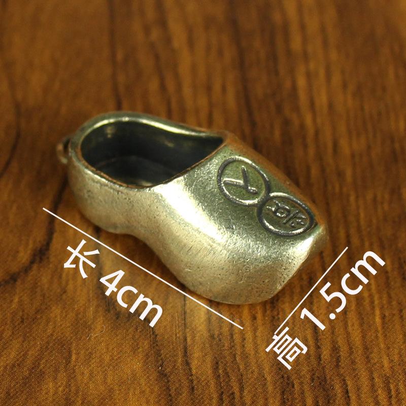 

Латунные благородные туфли брелок аксессуары подвеска для школьной сумки подарки мелкие товары поделки медная подвеска безделушки