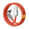 2m 540° Rotating 120W Fast Charging Cable for Apple, Android & Huawei