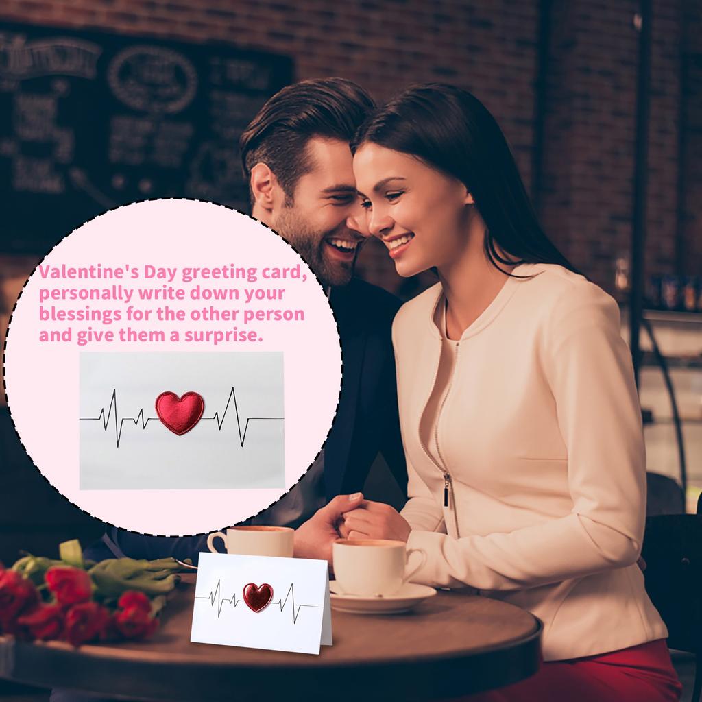 Handmade Leather Love Letter Pop-up Card - Valentine's Day Exclusive Greeting Card