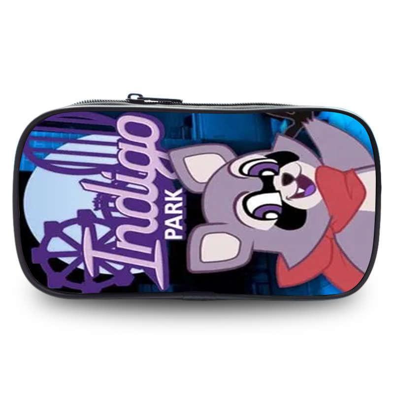 Large Capacity Oxford Fabric Pencil Case Students - Indigo Park Design Multi-Compartment Stationery Bag