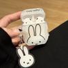 The cute Miffy Rabbit earphone case AirPods 1 protective case is compatible with Apple AirPods Pro 1 1/1 Gen