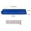 Organizer Socket Storage Blue For Garage Workshop Metric Socket Tray Rack Holder Sleeve Bracket Tool Organizer