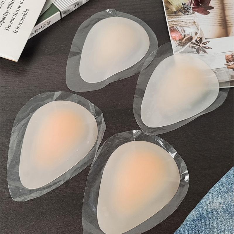 Silicone Invisible Skin Patch Bra for Women Strapless Underwear Reusable Waterproof Sweatproof Bra Sticker Light Nipples Sticky