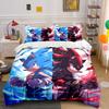 Blue and Red Hedgehogs. Bedding Sets Duvet Cover Sets Duvet Covers Pillowcases(1 * Duvet Cover 2 * Pillowcases Without Duvet Insert)