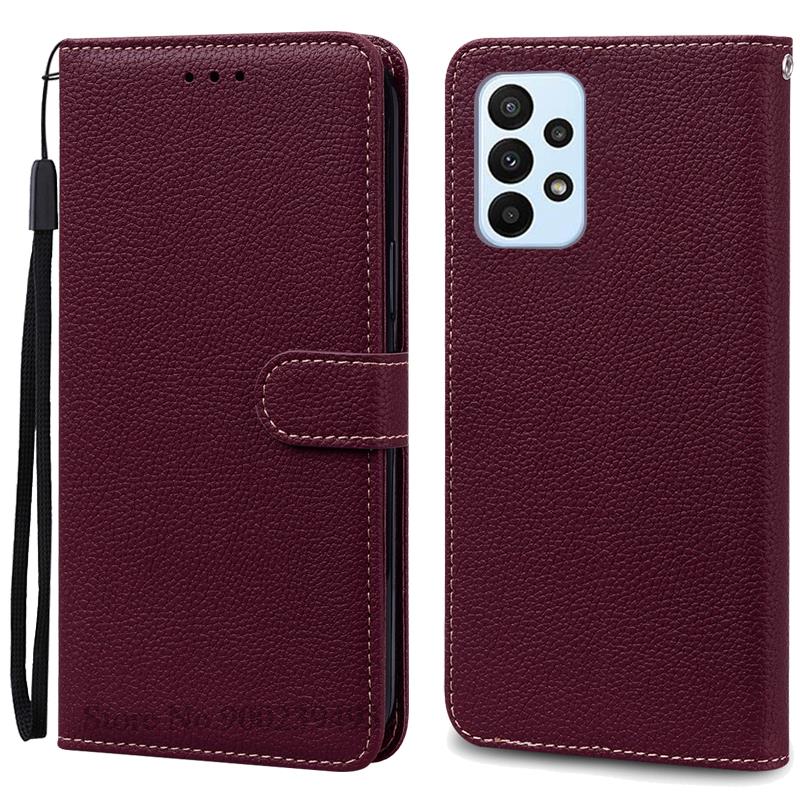 M13 4G SM-M135F Case For Samsung Galaxy M13 Case Leather Wallet Flip Case For Samsung M13 M 13 Case Soft Silicone Cover Fundas