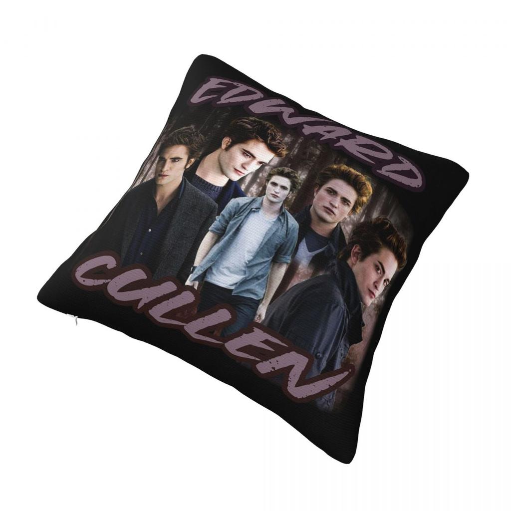 Twilight Movie Edward Cullen Pillowcase Printed Polyester Cushion Cover Decor Pillow Case Cover Seater 45*45Cm