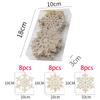 Party Powder Christmas Snowflake Gold Supplies Winter Decor Ornaments Christmas Tree Decorations For Festival Home