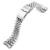 Orient MiLTAT SS201623B175 Jubilee 2 Zweifarbiges SUS316L Uhrenarmband für Mako 40 20mm Druckknopfschließe