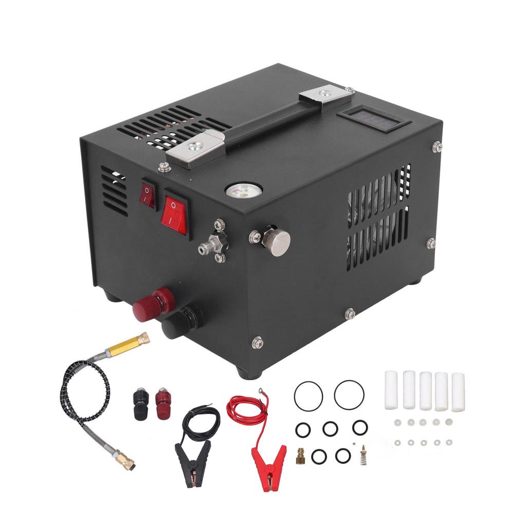 Compresor de aer PCP 30MPA 0.5L Pompă compresor PCP de înaltă presiune cu kit filtru DC12V