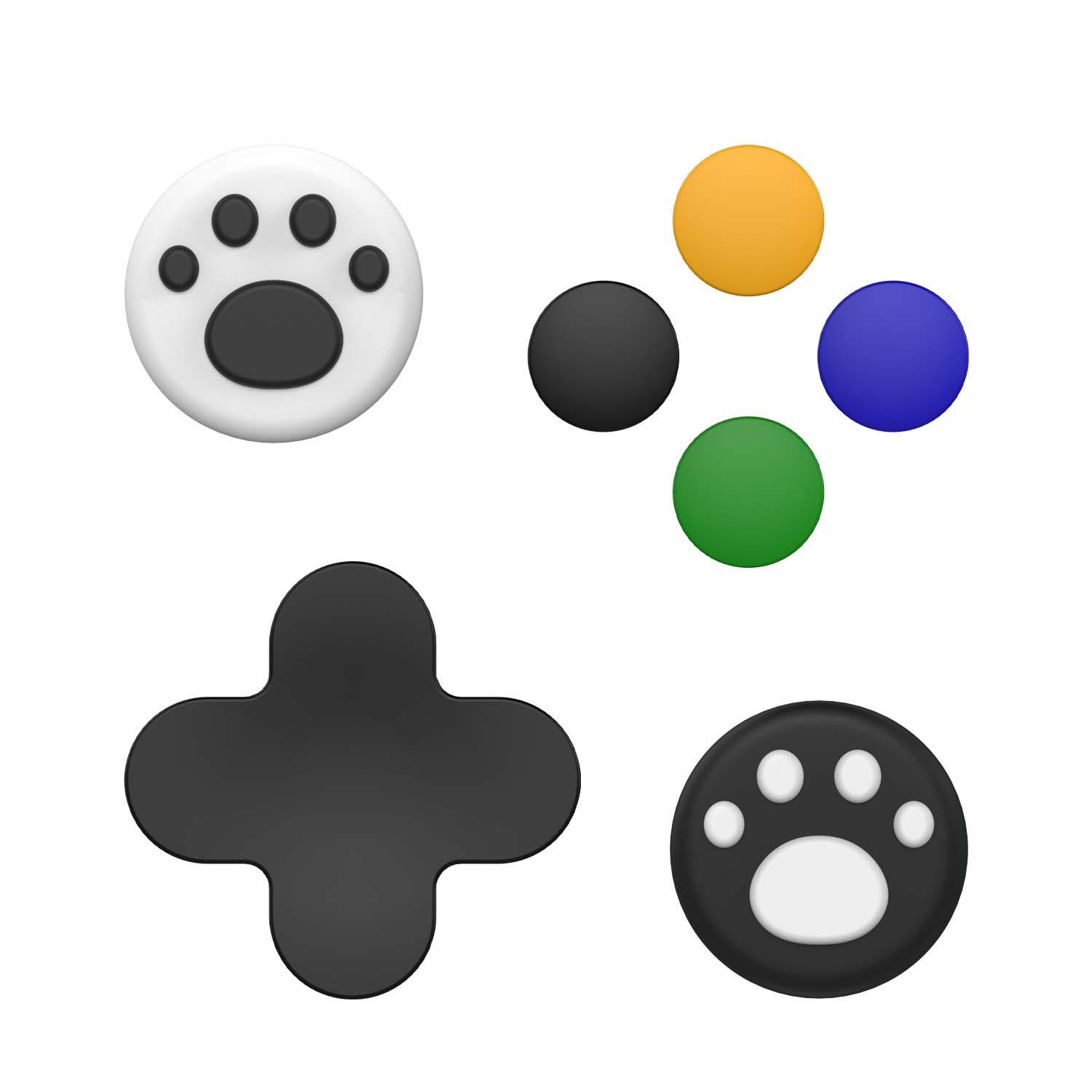 AMOGMO Silicone Button Stickers for Switch OLED/NS/Lite/Joy-Con