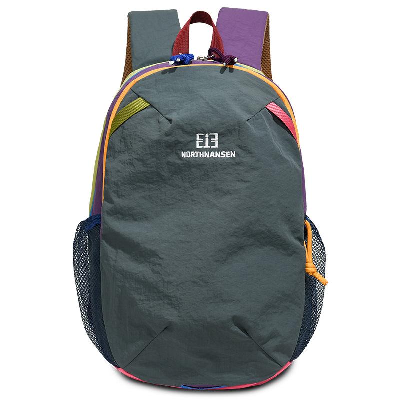 New versatile contrasting color schoolbag girls high value outdoor sports backpack women's lightweight mountaineering bag casual backpack