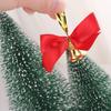 10pcs Mini Christmas Bell Bow Bowknot Mini Red Bow Delicate Christmas Bow Ornaments  Christmas