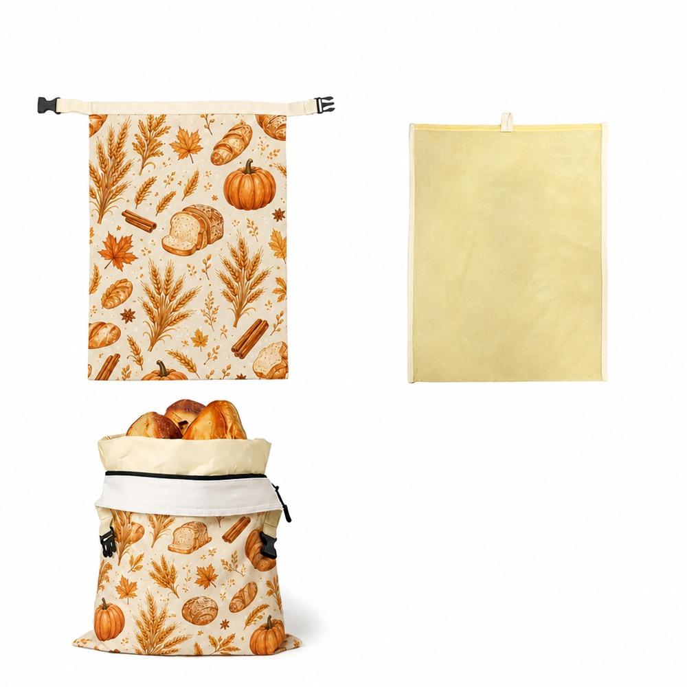 Sacos de Pão Reutilizáveis de Cera de Abelha Sacos de Armazenamento de Alimentos Revestidos com Cera de Abelha Sacos para Pão de Fermentação Natural Armazenamento de Queijo