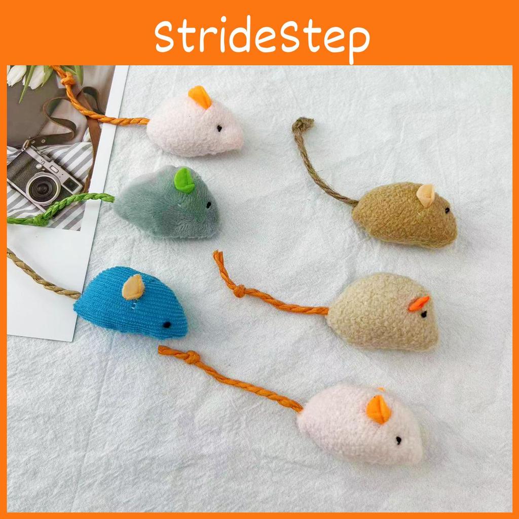 Mint Mouse Cat Plush Toy Decompression Teeth Grinding Bite Pet Teasing Cat Toys