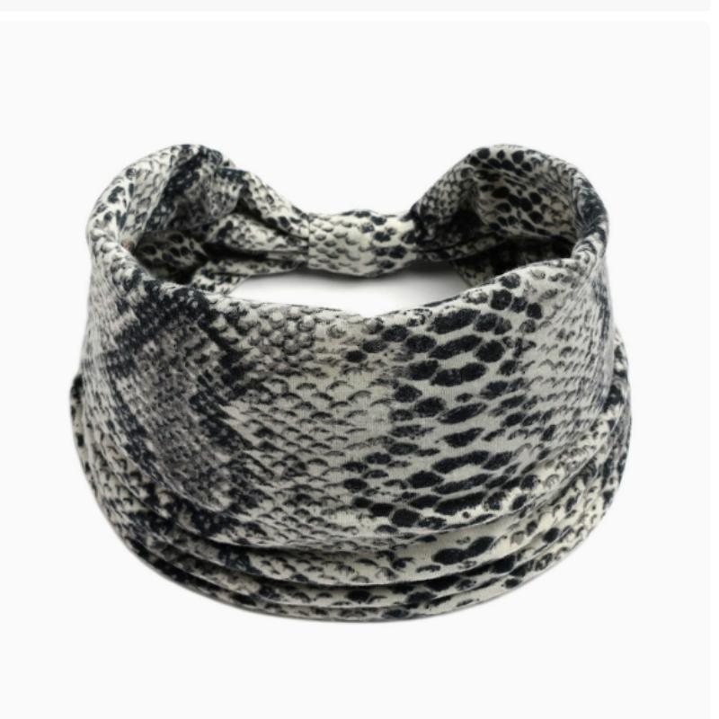 Women's  Boho Cotton Printed Headband Sports Band Striped Headband A Wide Edge Yoga Headband Soft Hair Band Headdress Bundle Women Girls Hair Band