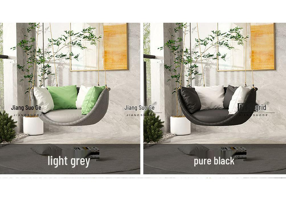 Indoor Hanging Chair: Balcony Bedroom Swing Chair for Adults and Teens