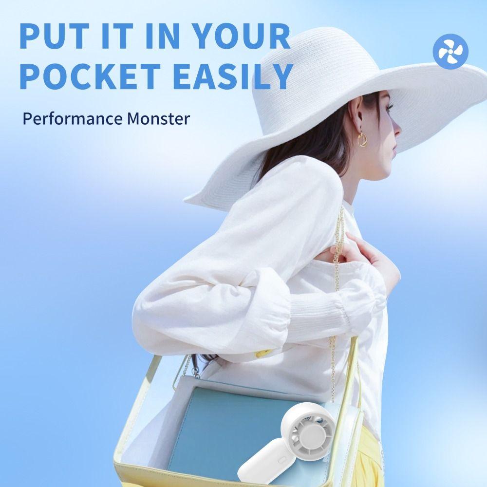 3 Speed Portable Handheld Fan Fruit Color Pocket Fan New Cooling Fan Summer Travel Use