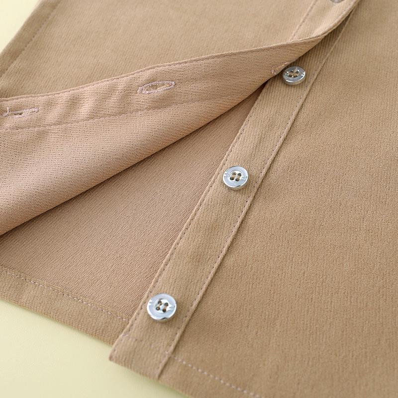 XXL Formal Suits Corduroy Fake Collar Mens Shirt Detachable Collars False Collar Lapel Woman Removable Decoration