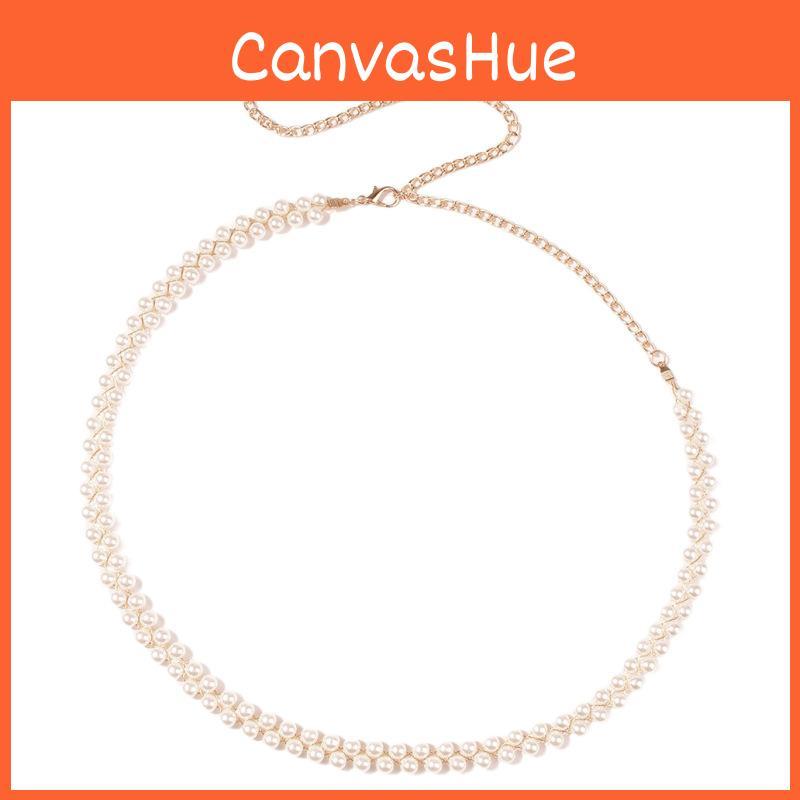 Belt Waist Pearl For Women Gold Thread Length Casual Daily Decoration Supplies
